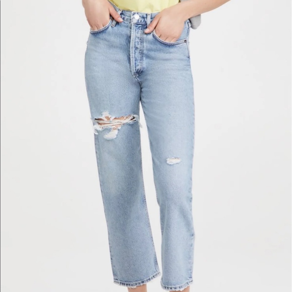 AGOLDE 90s Crop Mid Rise